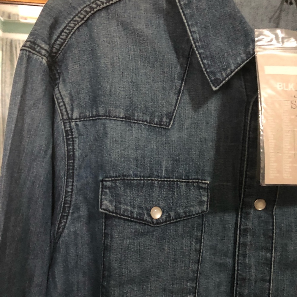 BLK DNM men Denim Shirt - Picture 3 of 5